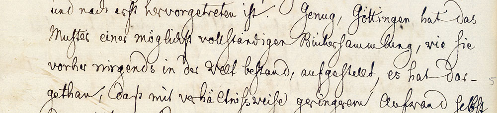 Jacob Grimm an das Kuratorium der Universität Göttingen (15.01.1833), Signatur: 2 Cod. Ms. hist. lit. 98/7
