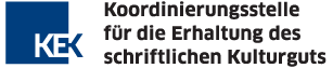 Logo Koordinierungsstelle für die Erhaltung des schriftlichen Kulturguts